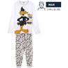 PIJAMA LARGO SINGLE JERSEY LOONEY TUNES GRIS