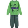 PIJAMA LARGO SINGLE JERSEY AVENGERS HULK GREEN