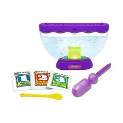 SEA MONKEYS OCEAN ZOO COFRE DEL TESORO CON LUZ EXP 12 PIEZS. SON PLACTON Y MICRO CRUSTÁCEOS.INCLUYE HUEVOS DE VIDA INSTANTANEA C