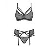 Underwear Set Obsessive 818-SEG-1 Black L/XL (M0400613)