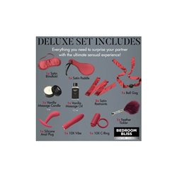 Erotic Bondage Set XR Red 11 Pieces (M0401679)