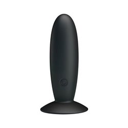 Vibrating Butt Plug Pretty Love Silicone Suction cup Black (S4003008)