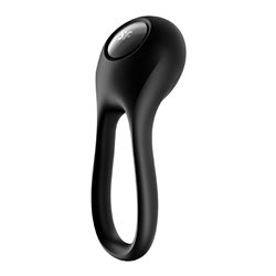 Vibrating Ring Satisfyer Majestic Duo Black (S4004316)