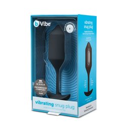 Snug XL Anal Plug B-Vibe Vibrating Black (S9402929)