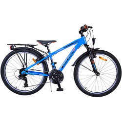 Cross 24 Inch 31,75 cm Boys 18SP Rim Brakes Blue/Black