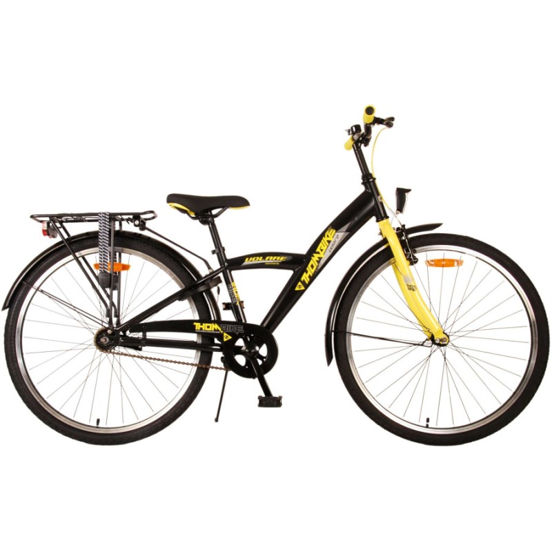 Thombike 26 Inch 33 cm Boys Coaster Brake Black/Yellow