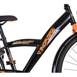 Thombike 26 Inch 33 cm Boys Coaster Brake Black/Orange