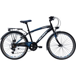 Blast 24 Inch 36 cm Boys 6SP Rim Brakes Black/Blue