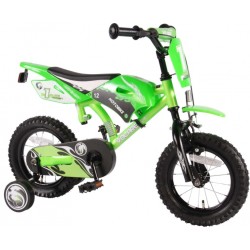 Motobike 12 Inch 21,5 cm Boys Coaster Brake Green