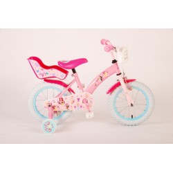 Princess 14 Inch 25 cm Girls Coaster Brake Pink