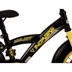 Thombike 14 Inch 22,5 cm Boys Coaster Brake Black/Yellow