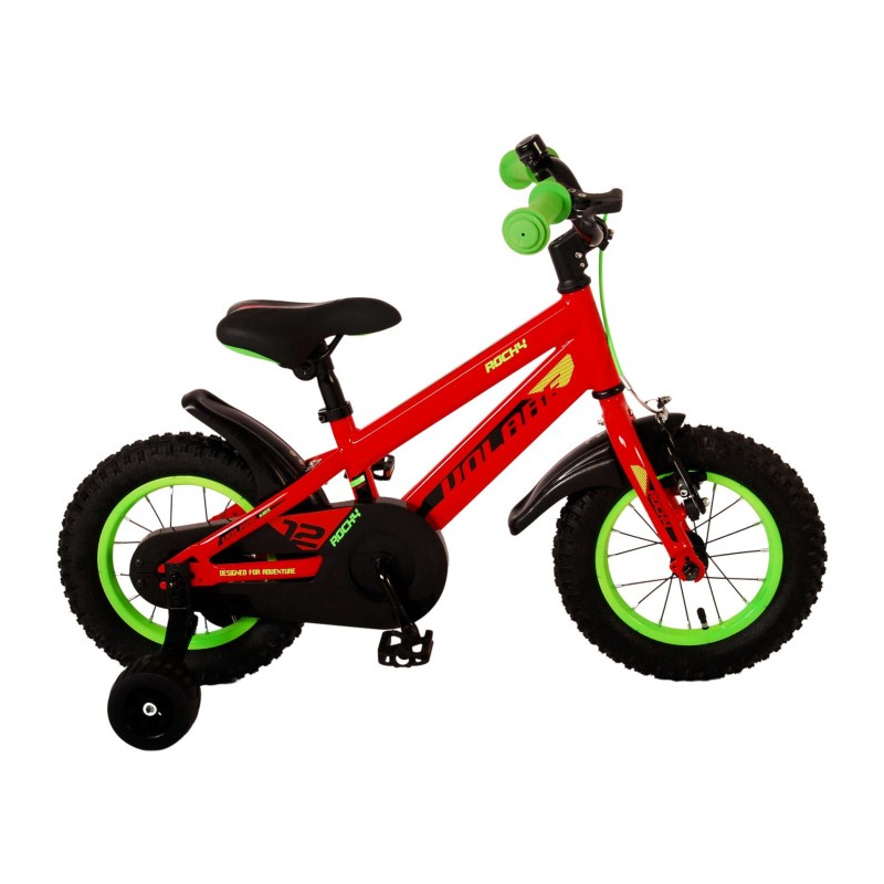 Rocky 12 Inch 20 cm Boys Coaster Brake Red