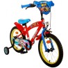 Paw Patrol 16 Inch 28 cm Boys Coaster Brake Red/Blue