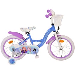 Frozen II 16 Inch 29 cm Girls Coaster Brake Blue/Purple