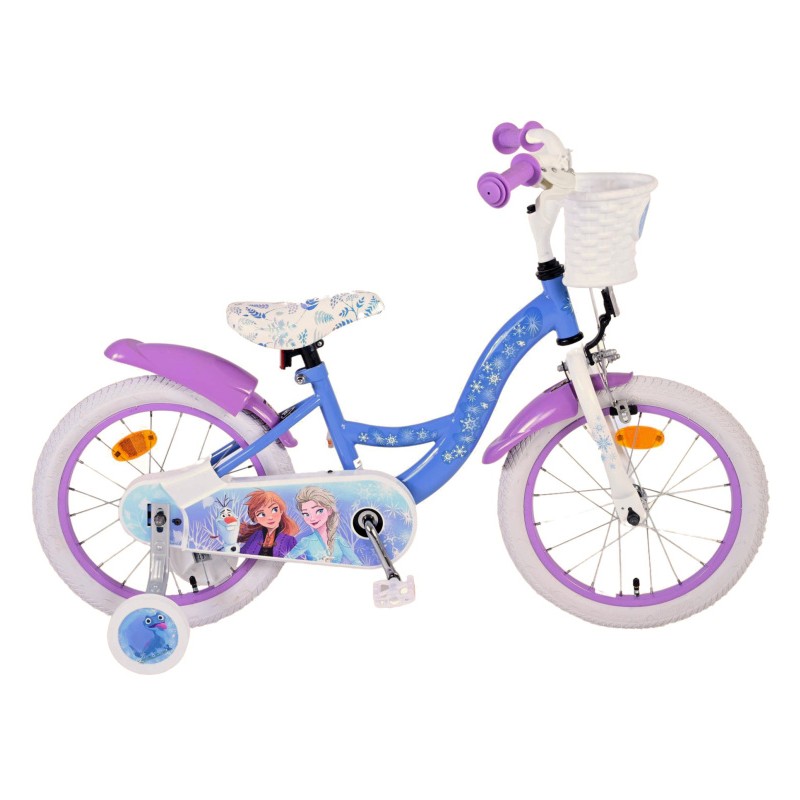 Frozen II 16 Inch 29 cm Girls Coaster Brake Blue/Purple