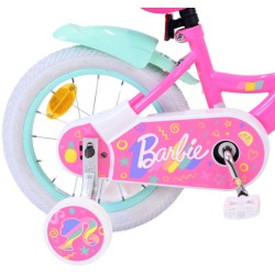 Barbie 16 Inch 25 cm Girls Coaster Brake Pink/Mint Green