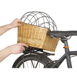 Carrier Top Dog Basket Rear Brown - Teknashop Ltd