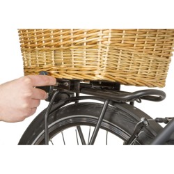 Carrier Top Dog Basket Rear Brown - Teknashop Ltd