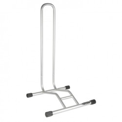 bicycle rack for 1 bike silver 38 x 40 x 75 cm