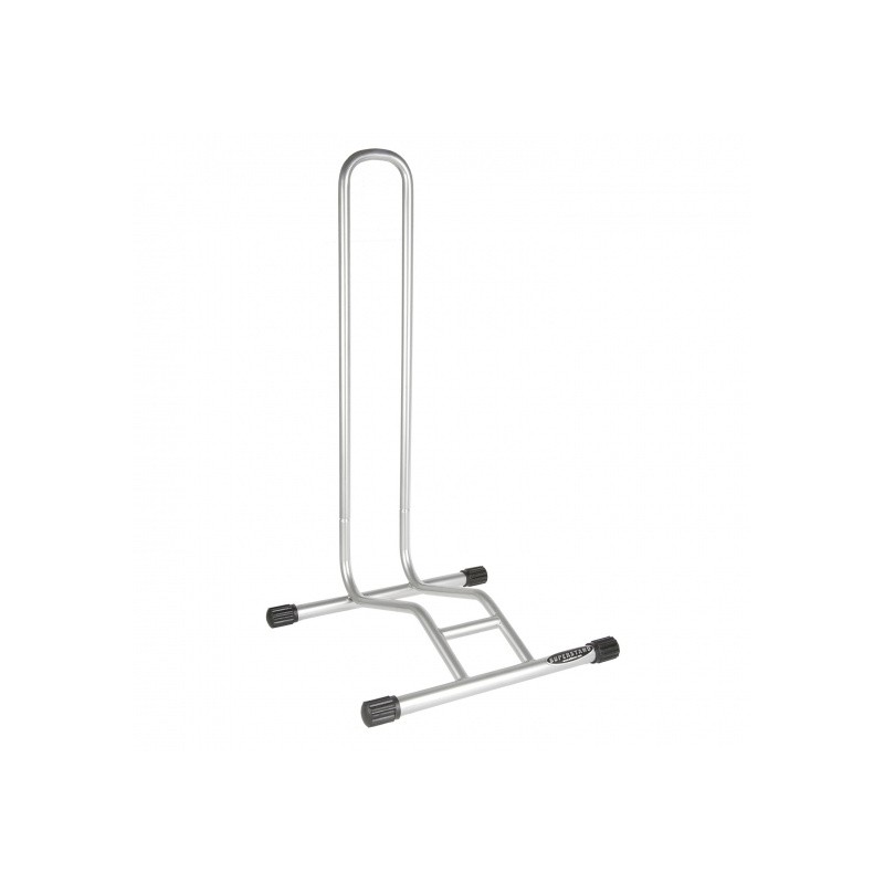 bicycle rack for 1 bike silver 38 x 40 x 75 cm