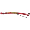 tandem rod 25.4 - 31.8 mm steel red - Teknashop Ltd