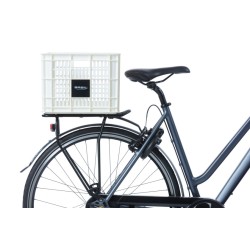 bicycle crate recycled M 29,5 liter white - 21138 - Teknashop Ltd