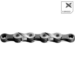 X9 Bicycle chain 1/2"-11/128" 114 links 9V Silver Gray - Teknashop Ltd