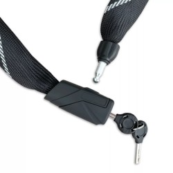 Bronx Chain Lock with Auto-click System 110 cm Steel Black - Teknashop Ltd