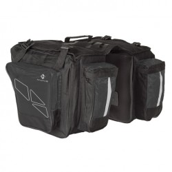 double pannier Amsterdam Triple96 litres black - Teknashop Ltd