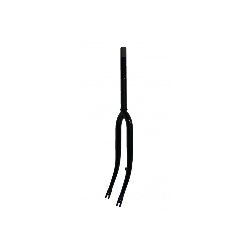 Fork solid 28 inch Transport 1 1/8 inch black - Teknashop Ltd