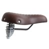 Cruiser bicycle saddle 270 x 245 mm unisex brown