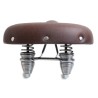 Cruiser bicycle saddle 270 x 245 mm unisex brown