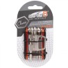 multitool TB-FD40 17 functions 73 x 45 mm stainless steel orange - Teknashop Ltd