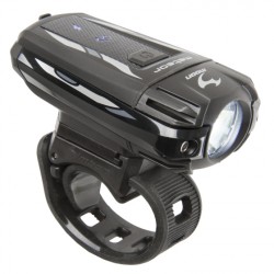 front light Meteor 400 lm rechargeable black - Teknashop Ltd