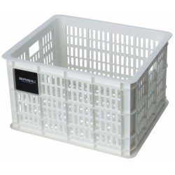 bicycle crate recycled M 29,5 liter white - 21138 - Teknashop Ltd