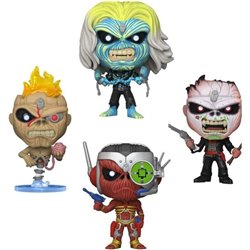 BLISTER 4 FIGURAS POP IRON MAIDEN EXCLUSIVE