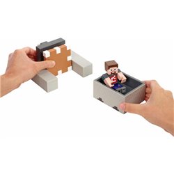 FIGURA STEVE VAGONETA EXPLOSIVA MINECRAFT