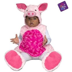 DISFRAZ BEBÉ CERDITO PELUCHE TALLA 12-24 MESES