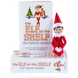 CUENTO Y MUÑECO ELFO NIÑA THE ELF ON THE SHELF