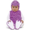 DISFRAZ BEBÉ PATITO PELUCHE LILA (VESTIDO, GORRO, COLA Y PATUCOS) TALLA 12-24 MESES