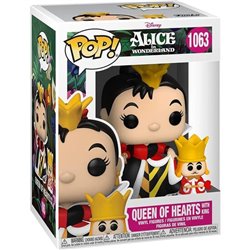 FIGURA POP DISNEY ALICIA EN EL PAIS DE LAS MARAVILLAS QUEEN WITH KING