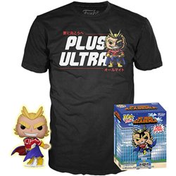 SET FIGURA POP & TEE MY HERO ACADEMIA ALL MIGHT EXCLUSIVE