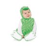 DISFRAZ BEBÉ PATITO PELUCHE VERDE (VESTIDO, GORRO, COLA Y PATUCOS) TALLA 7-12 MESES