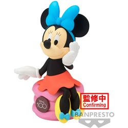 FIGURA MINNIE MOUSE SOFUBI 100TH ANNIVERSARY DISNEY CHARACTERS 11CM