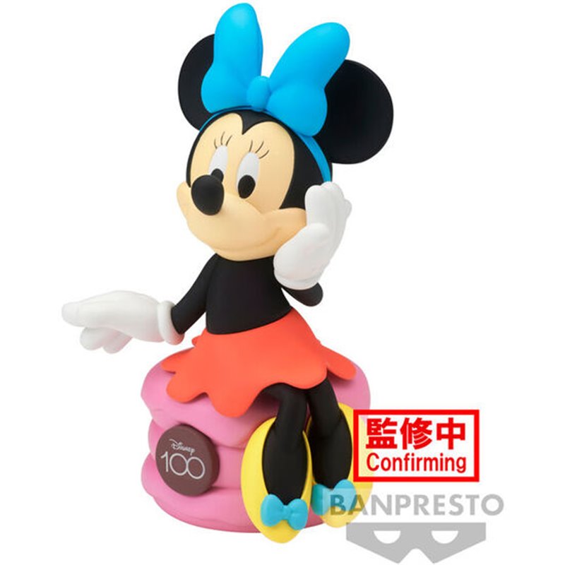 FIGURA MINNIE MOUSE SOFUBI 100TH ANNIVERSARY DISNEY CHARACTERS 11CM