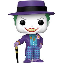 FIGURA POP DC COMICS BATMAN 1989 JOKER WITH HAT EXCLUSIVE 25CM