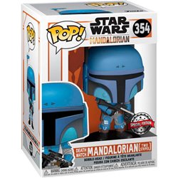 FIGURA POP STAR WARS MANDALORIAN DEATH WATCH MANDALORIAN TWO STRIPES EXCLUSIVE