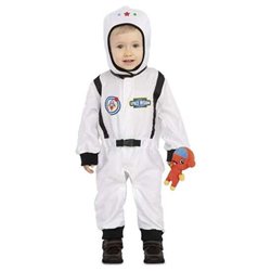 DISFRAZ BEBE ASTRONAUTA CON ALIEN 0-6 MESES (MONO, GORRO Y PELUCHE)