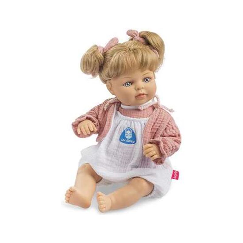 MUÑECA SANIBABY ANTIBACTERIAS ROSA EMPOLVADO 40 CM - Teknashop Ltd