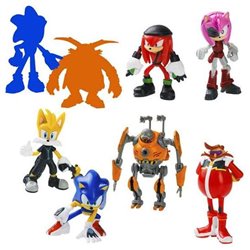 FIGURA SONIC PACK DE 8 FIGURAS COLECCIONABLES. 6,5 CM - MODELOS SURTIDOS